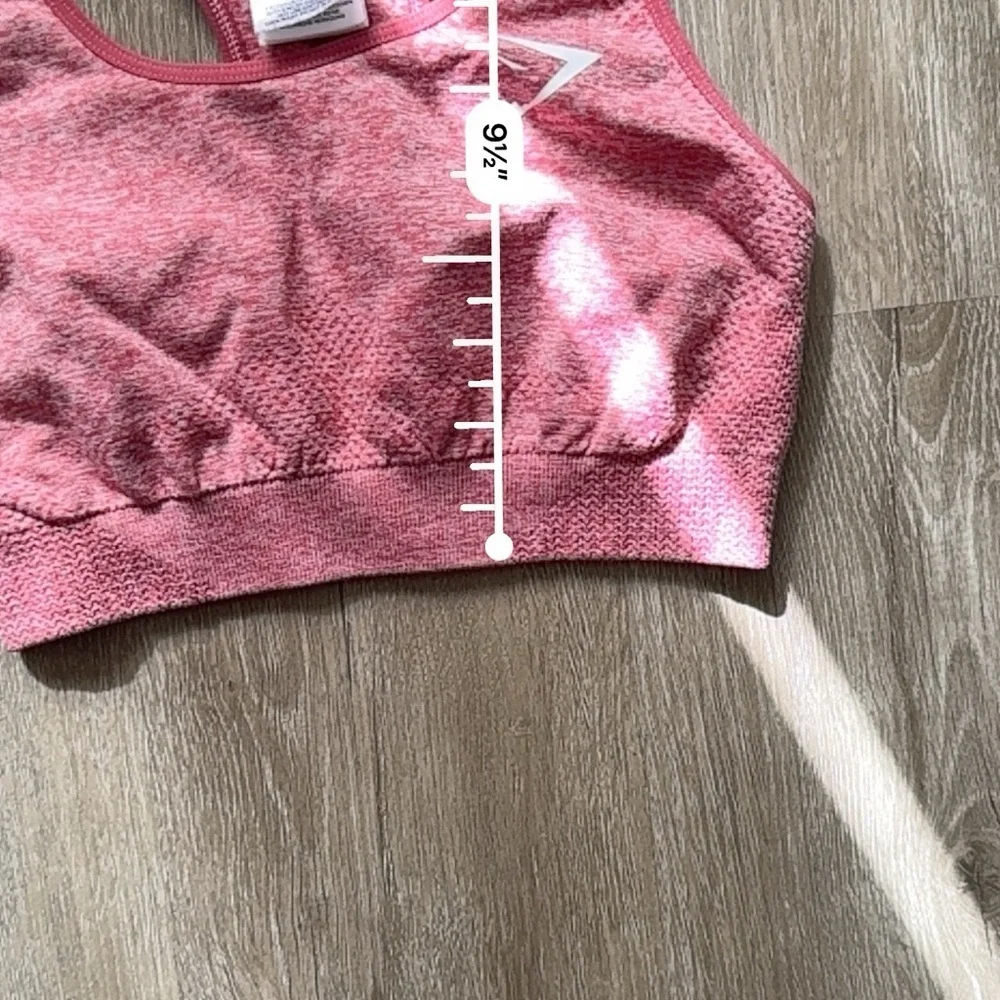 Gymshark Vital Seamless Sports Bra Coral Marl